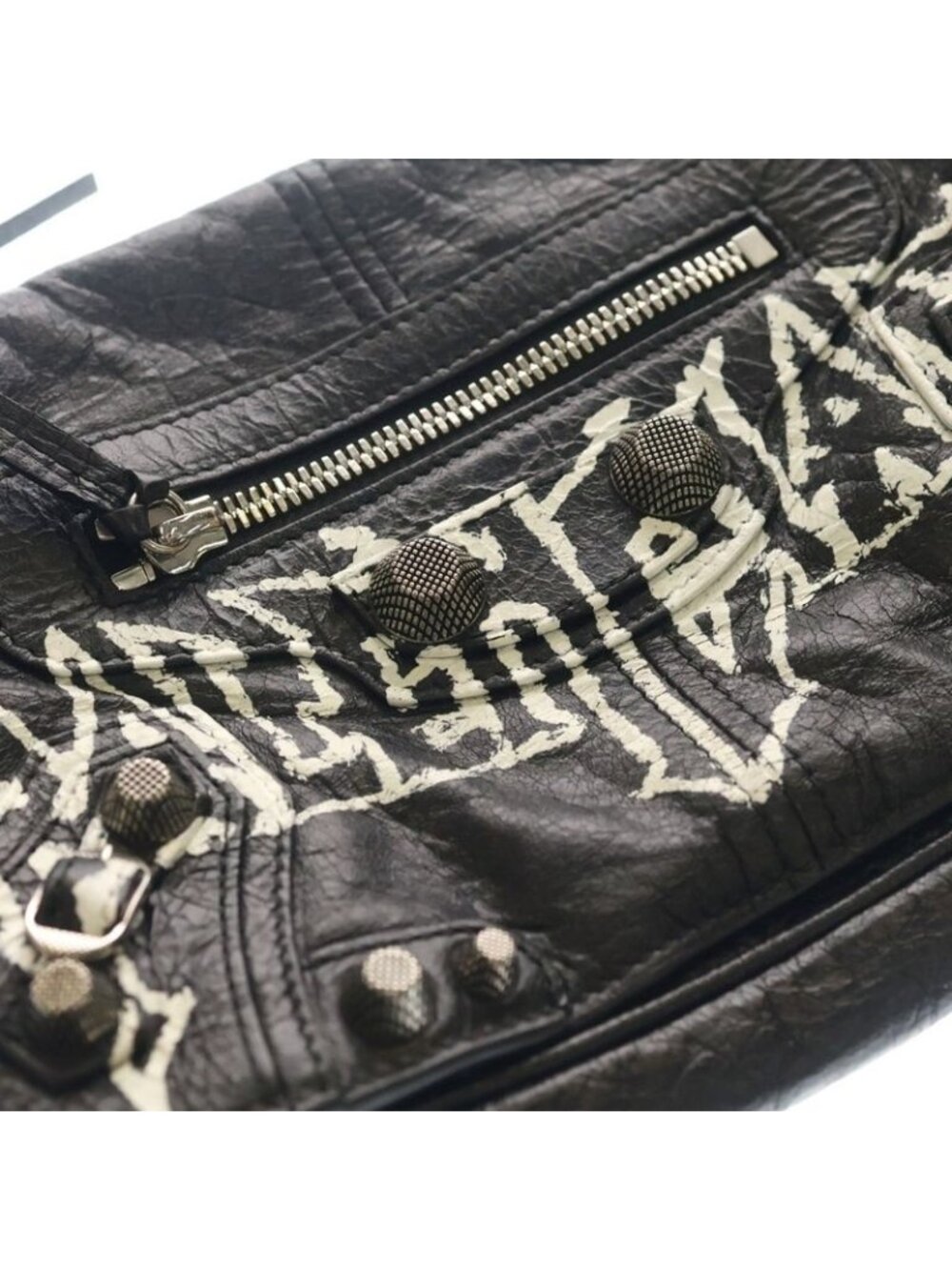 Balenciaga le Cagole XS Diy Metal Logo Luca Gole Shoulder Bag Black - Picture 5 of 6